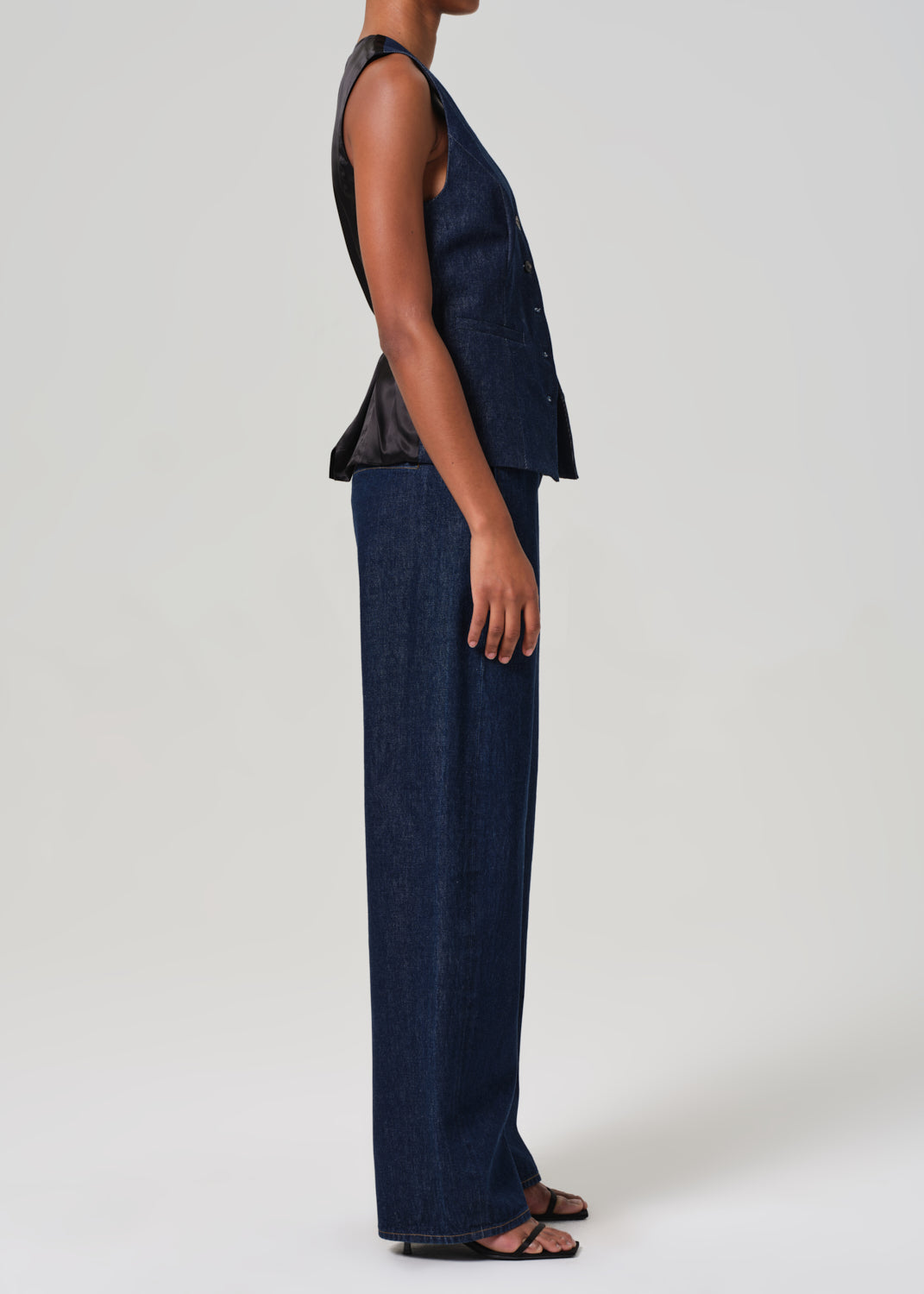 Ayla Polish Denim Trouser in Amherst