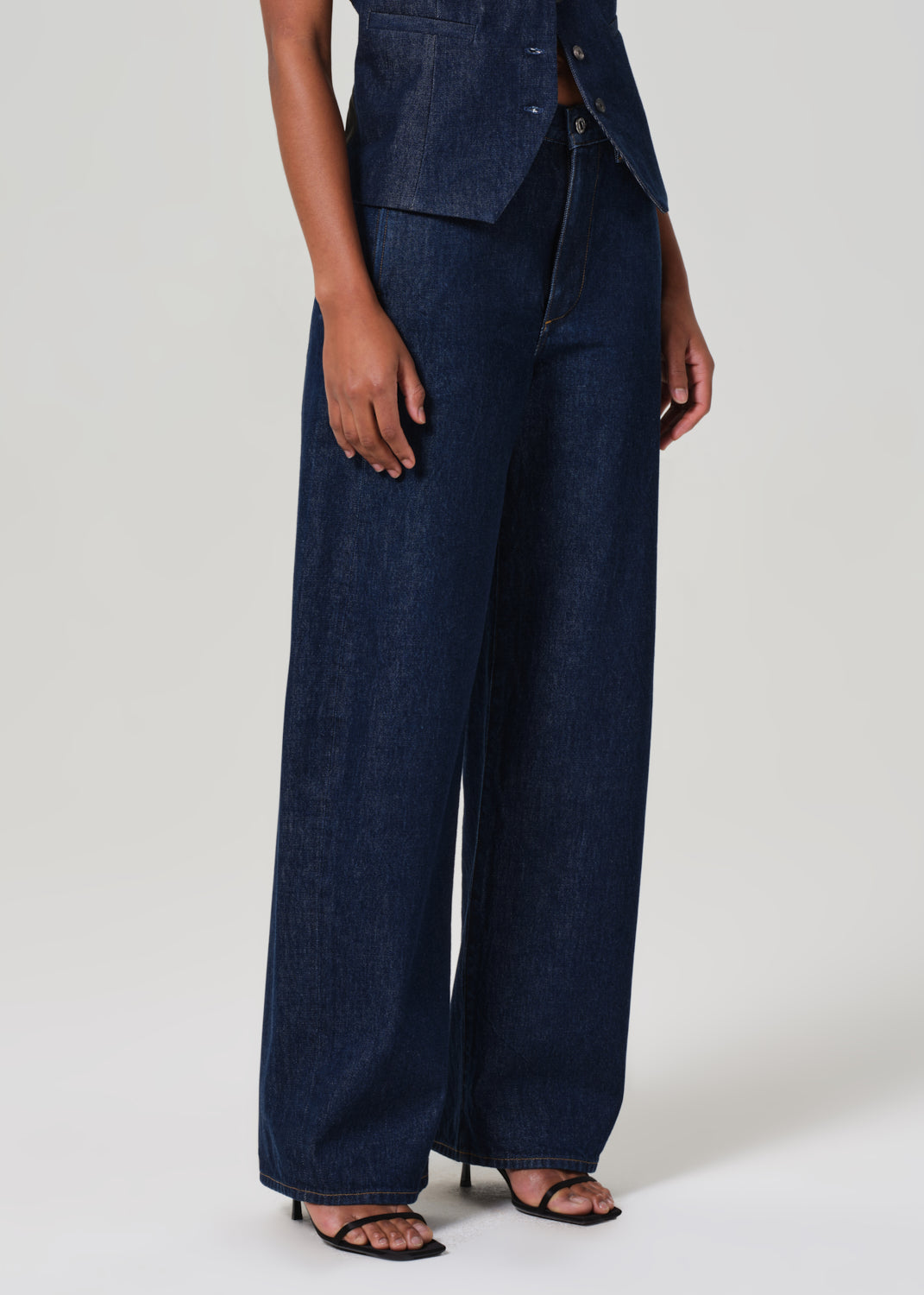 Ayla Polish Denim Trouser in Amherst