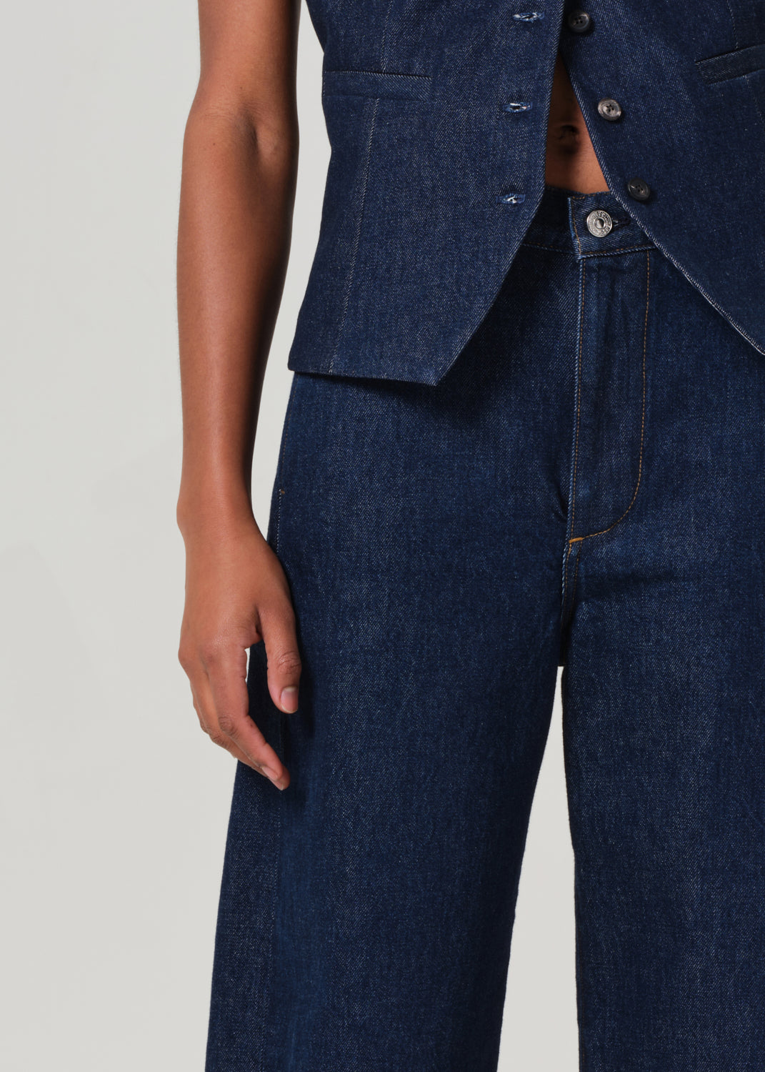 Ayla Polish Denim Trouser in Amherst