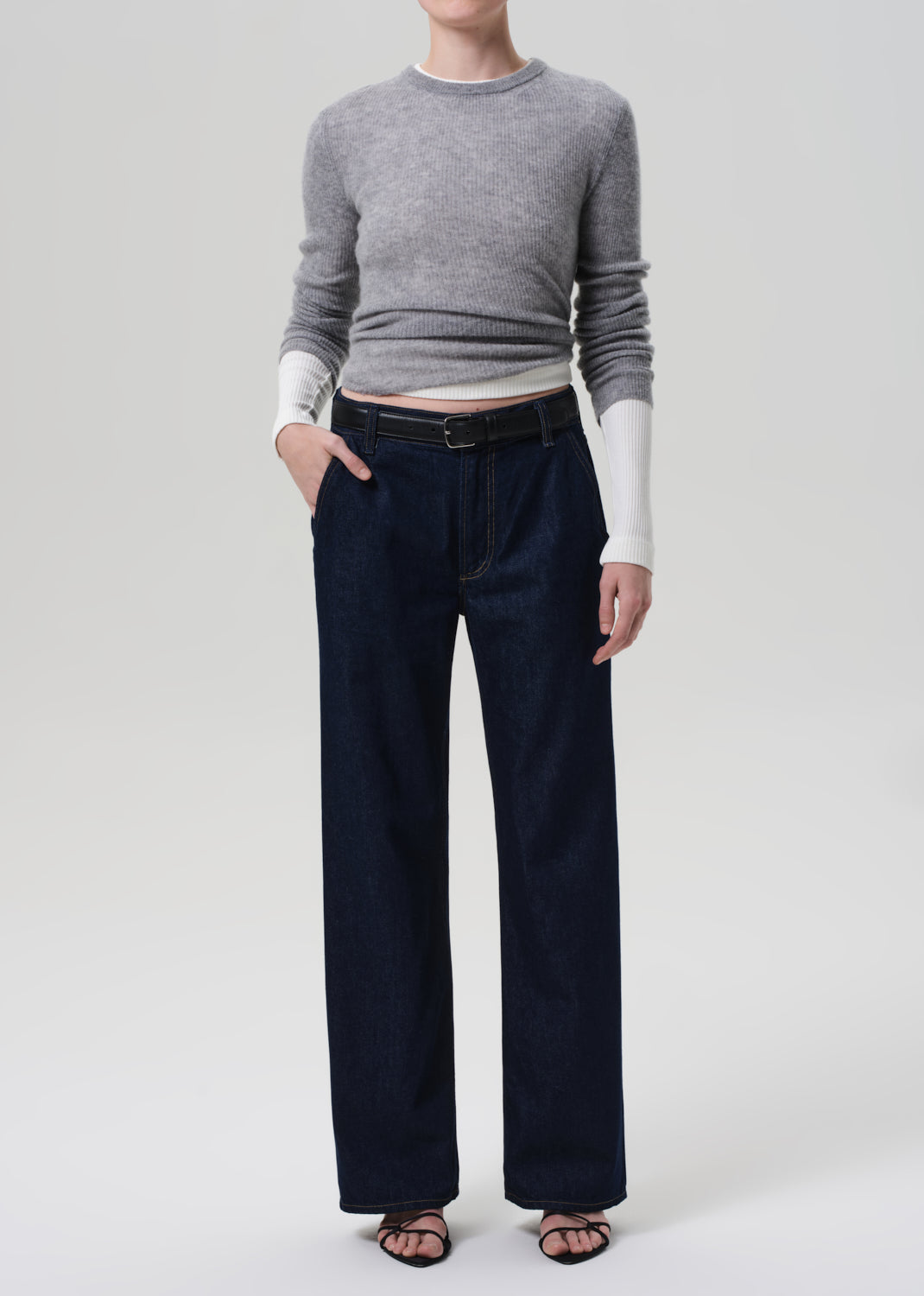 Annina Pocket Trouser 30" in Jones