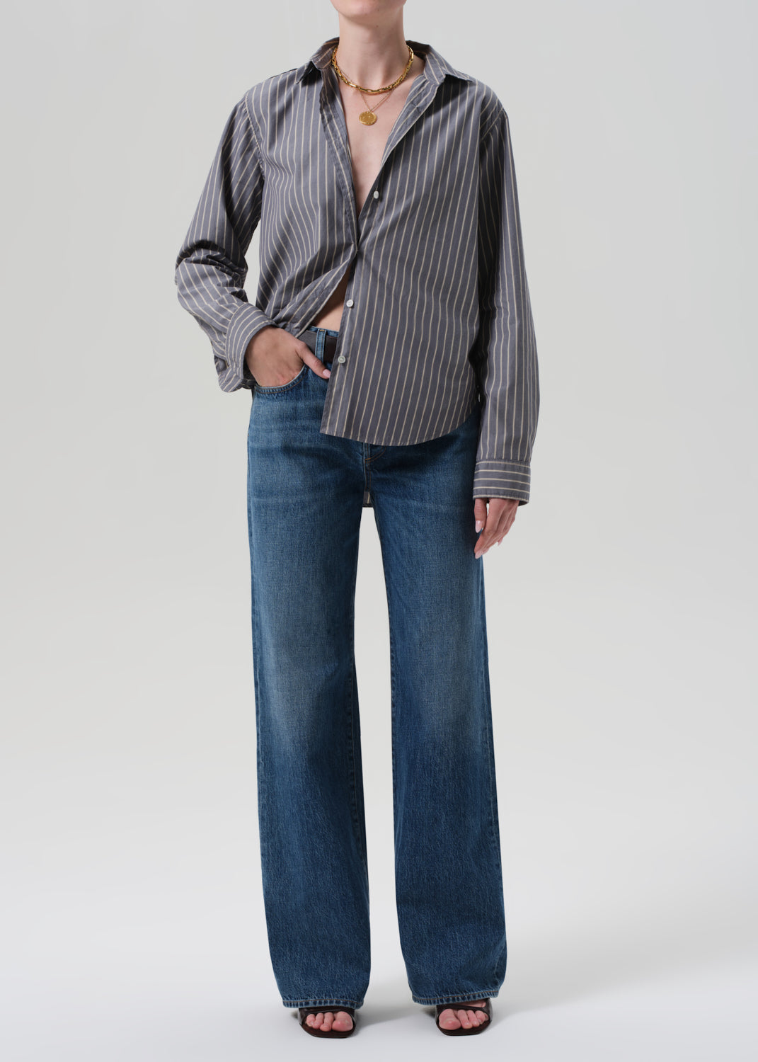 Annina High Rise Wide Leg 30" in Sunland
