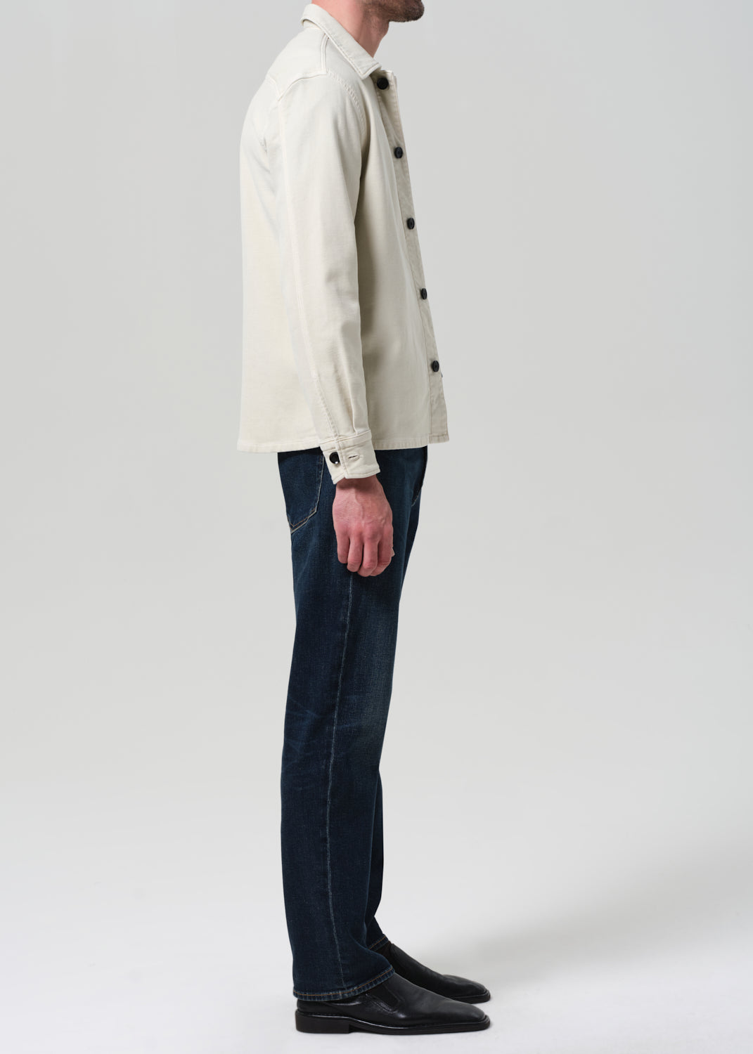 Elijah Straight Cashmere Denim in Prospect