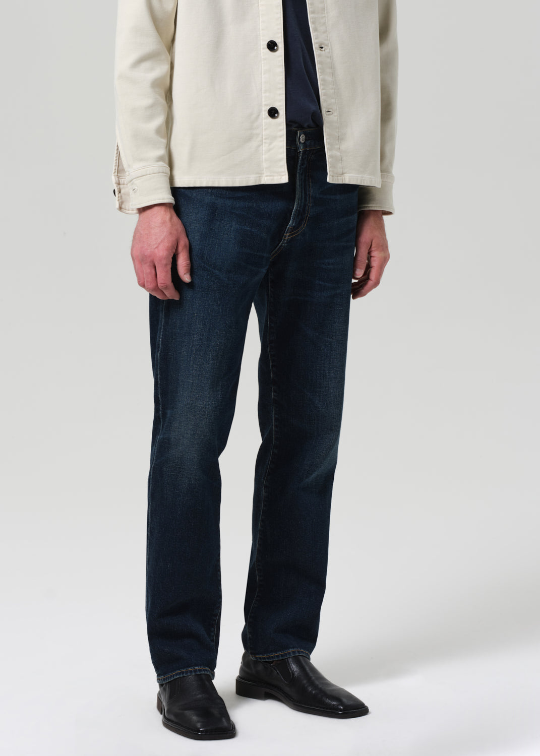 Elijah Straight Cashmere Denim in Prospect