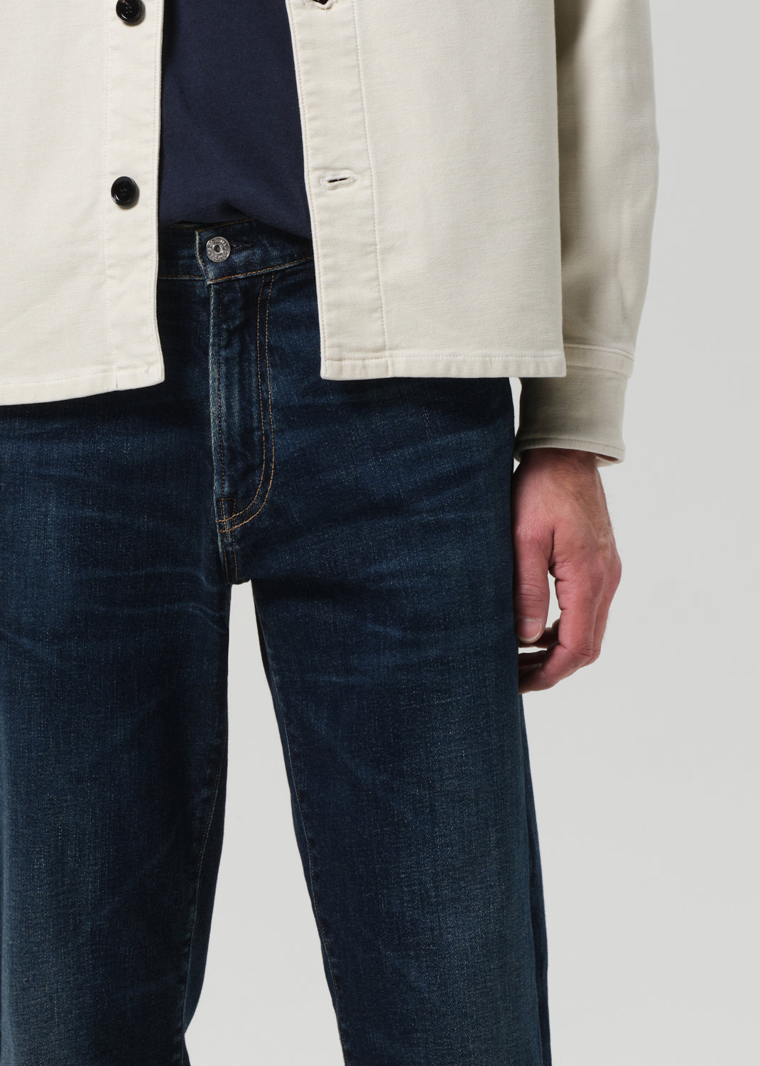 Elijah Straight Cashmere Denim in Prospect