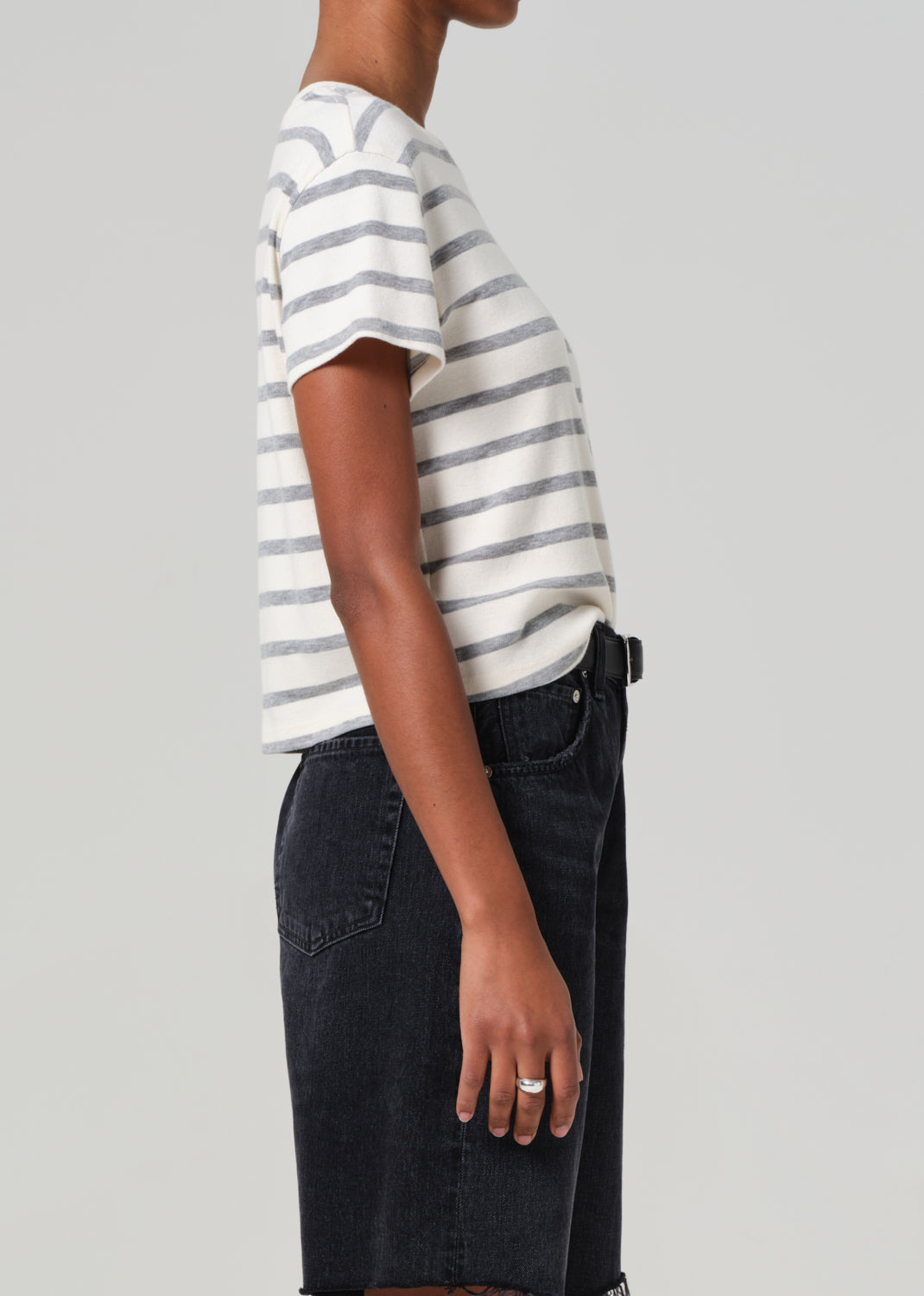 Kyle Tee in Campanula Stripe