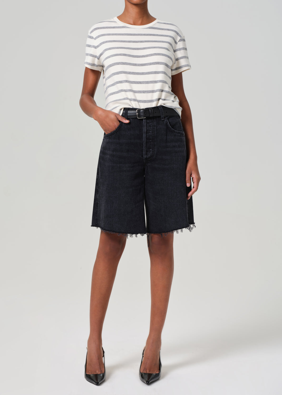 Kyle Tee in Campanula Stripe