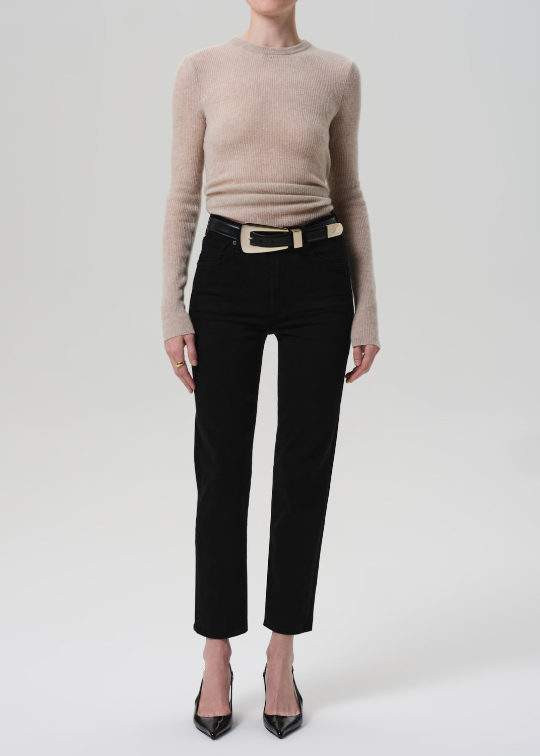 Caia Straight in Plush Black