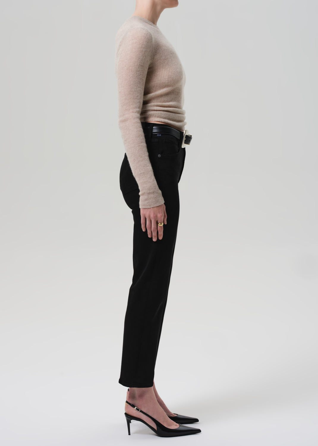 Caia Straight in Plush Black