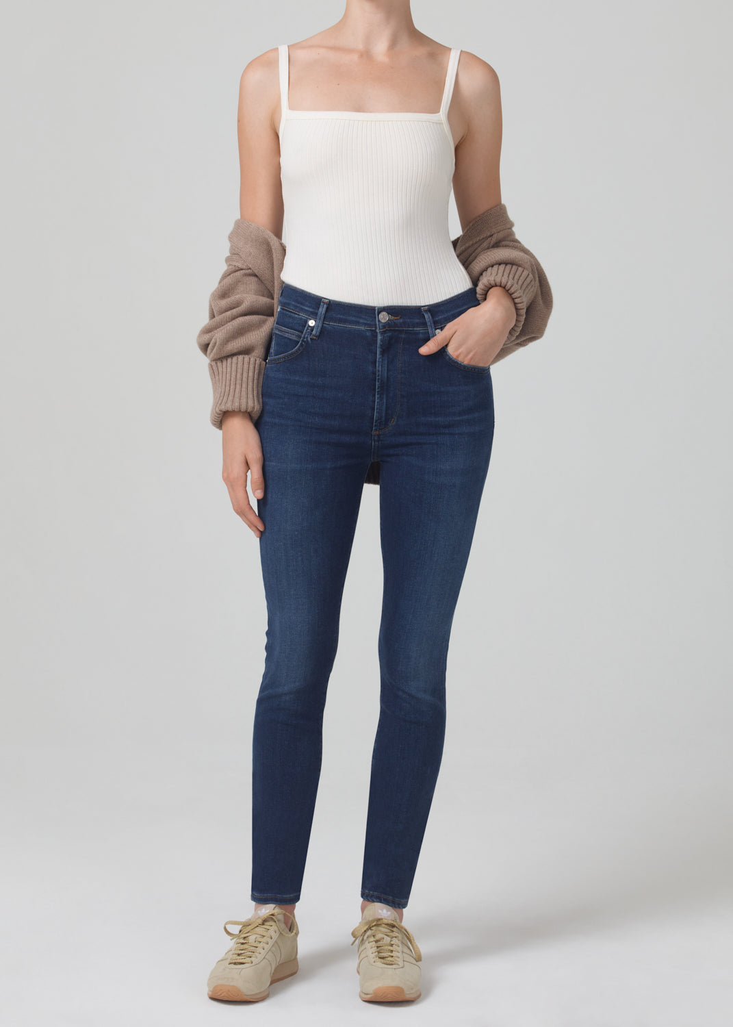 Chrissy High Rise Skinny in Morella