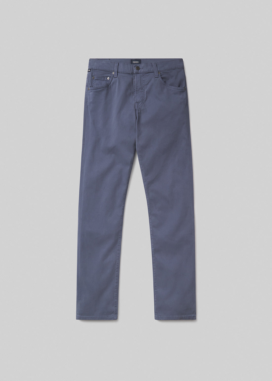 London Tapered Slim Brushed Sateen in Sentry