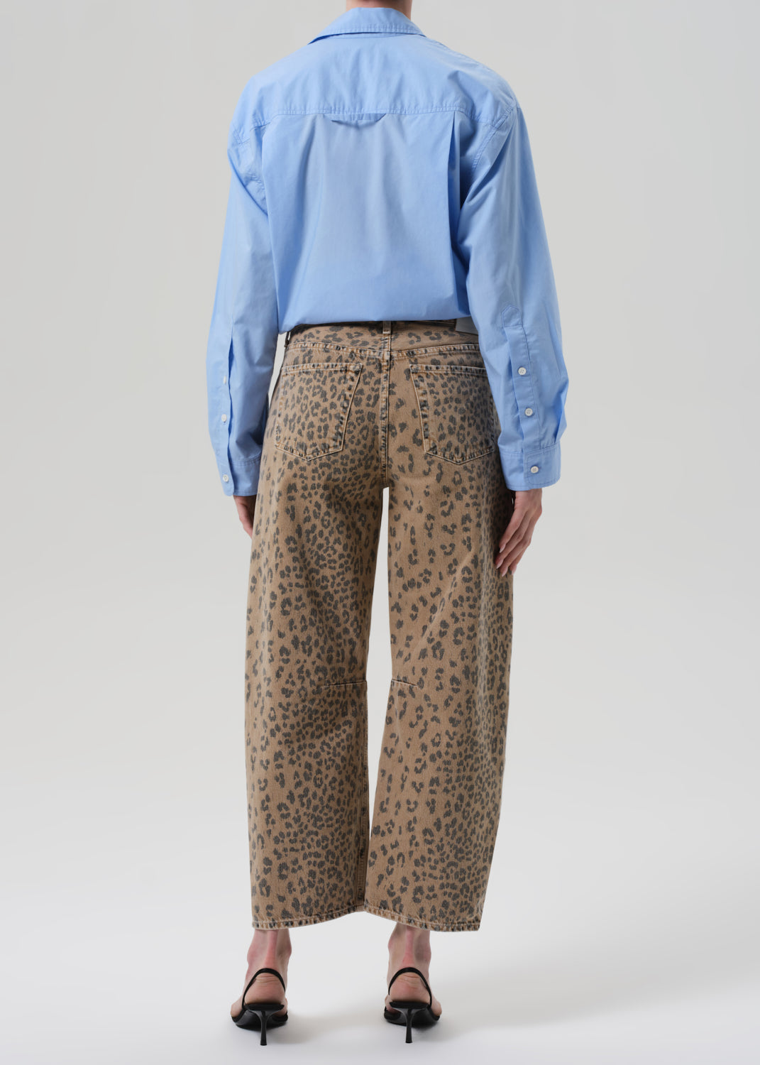 Miro Relaxed Jean in Natural Cheetah