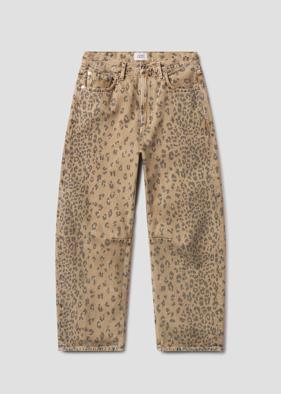 Miro Relaxed Jean in Natural Cheetah