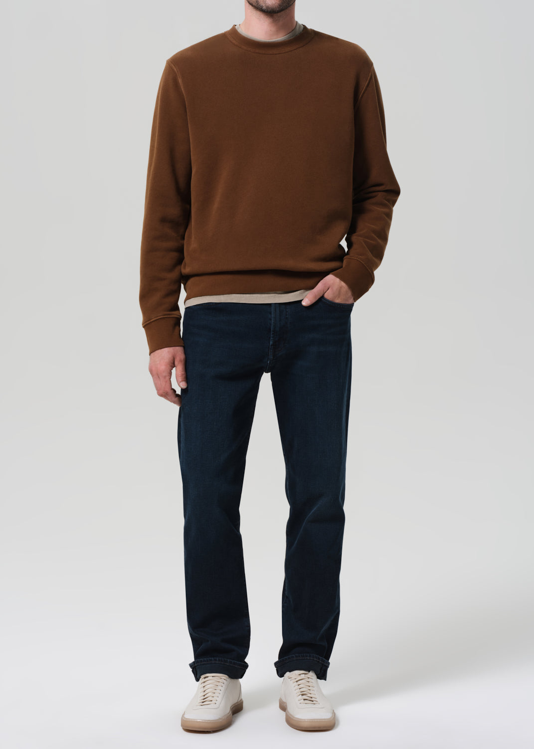 Vintage Crewneck Sweatshirt in Copper
