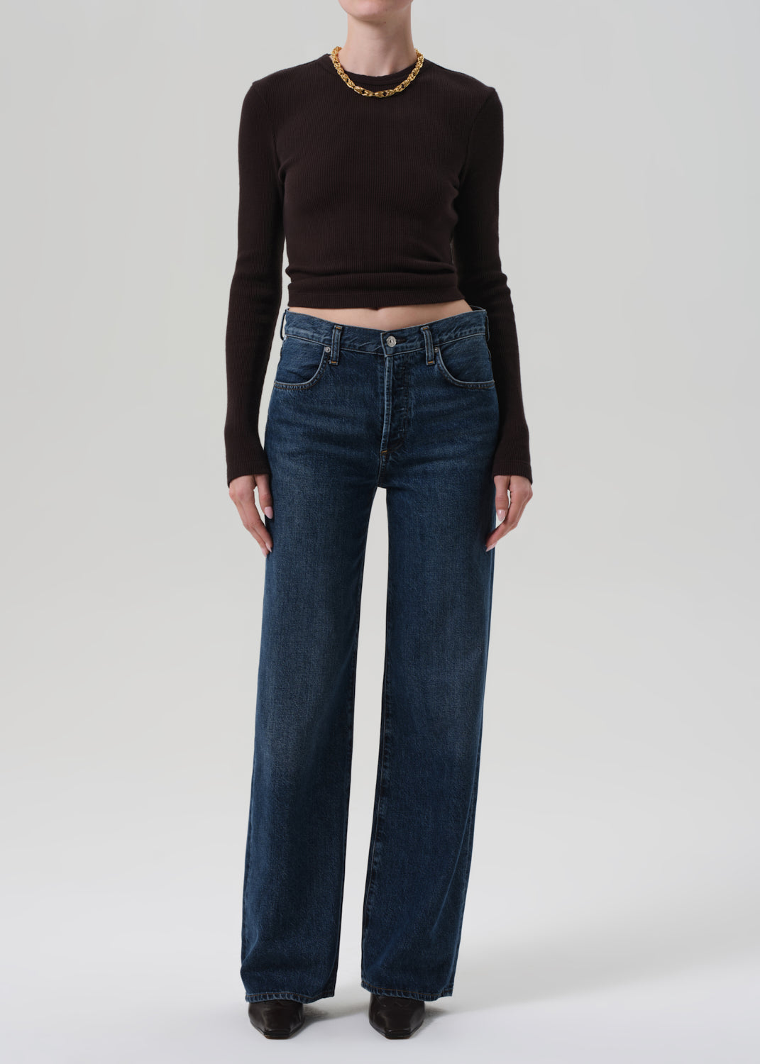 Annina High Rise Wide Leg 30" in Westwood