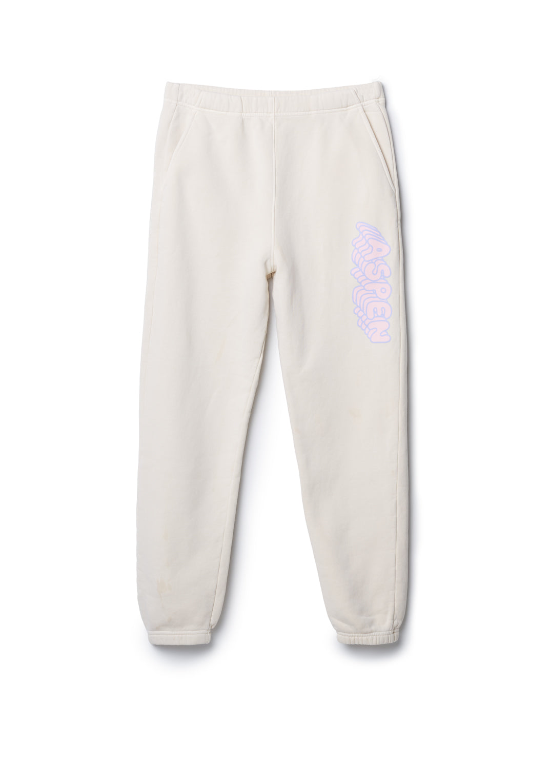 The Haas Brothers Aspen Adult Unisex Sweatpant in Cream