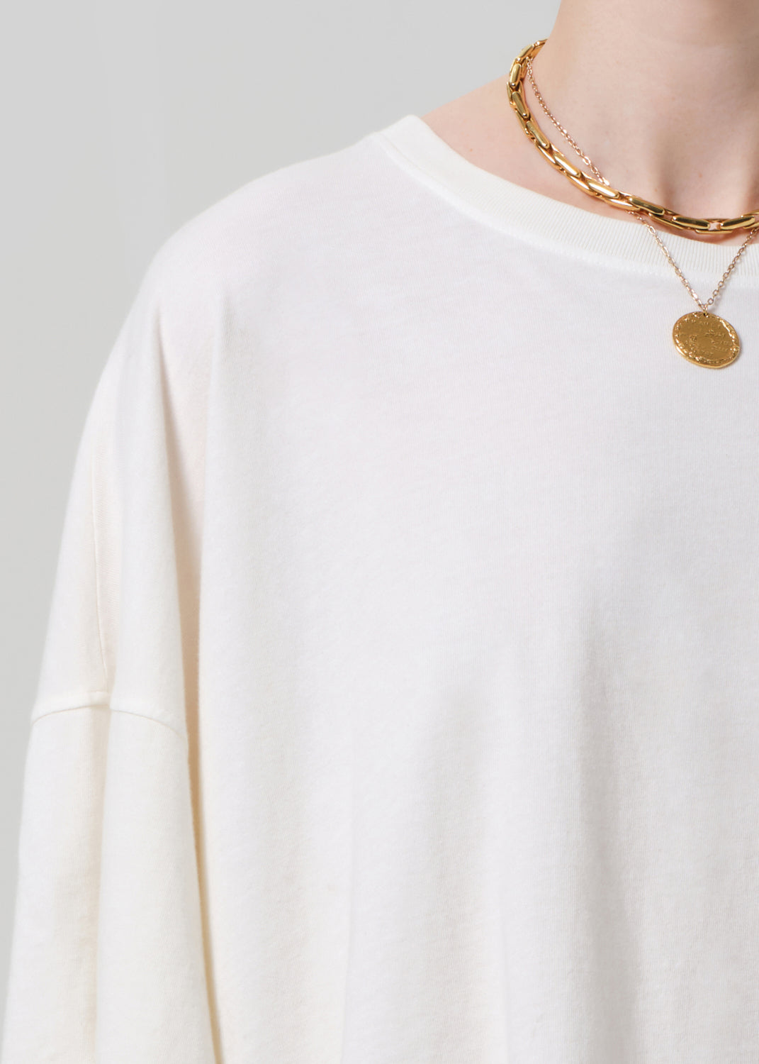 Crop Cape Tee in Pashmina